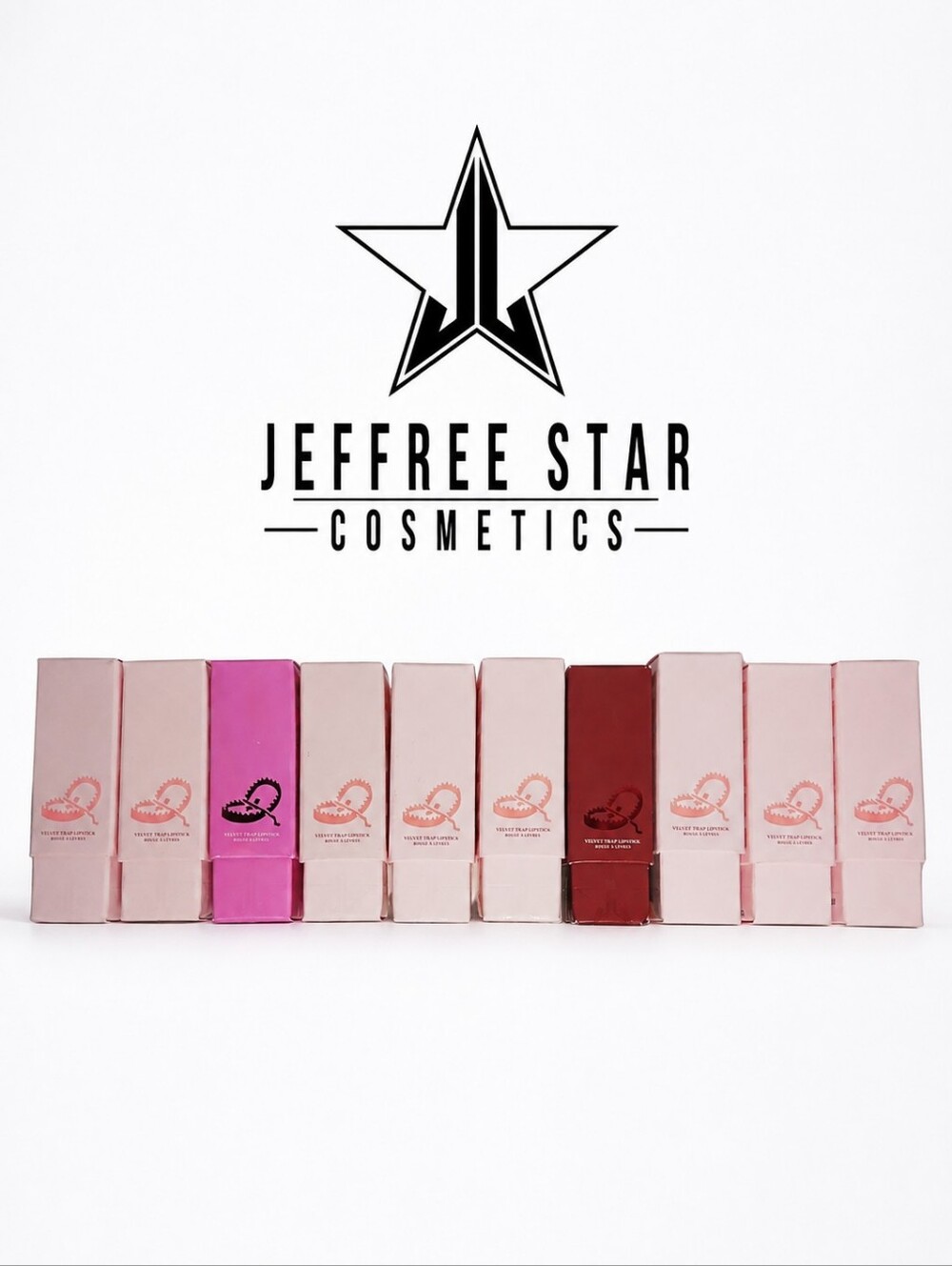 Jeffree Star Velvet Trap Lipsticks Bundle X10 Brand New Full Size